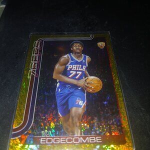 VJ EDGECOMBE 34/50 RAINBOW GOLD CARD